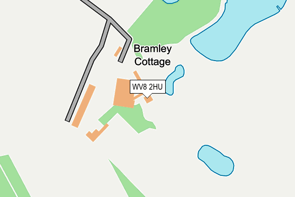 WV8 2HU map - OS OpenMap – Local (Ordnance Survey)