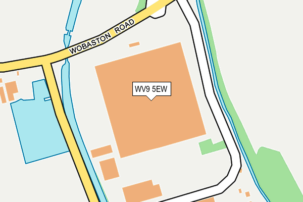 WV9 5EW map - OS OpenMap – Local (Ordnance Survey)