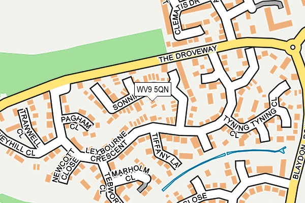 WV9 5QN map - OS OpenMap – Local (Ordnance Survey)