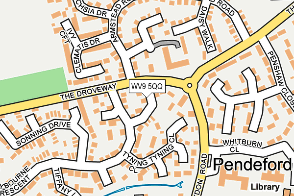 WV9 5QQ map - OS OpenMap – Local (Ordnance Survey)