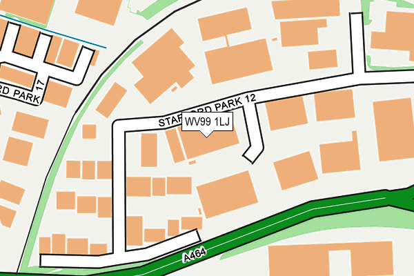 WV99 1LJ map - OS OpenMap – Local (Ordnance Survey)