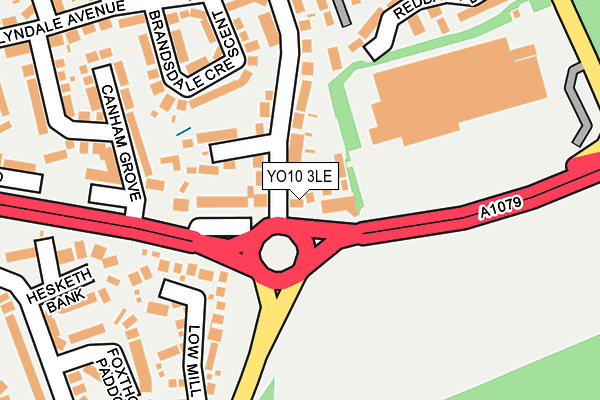 YO10 3LE map - OS OpenMap – Local (Ordnance Survey)