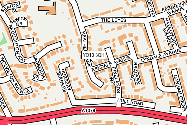 YO10 3QH map - OS OpenMap – Local (Ordnance Survey)
