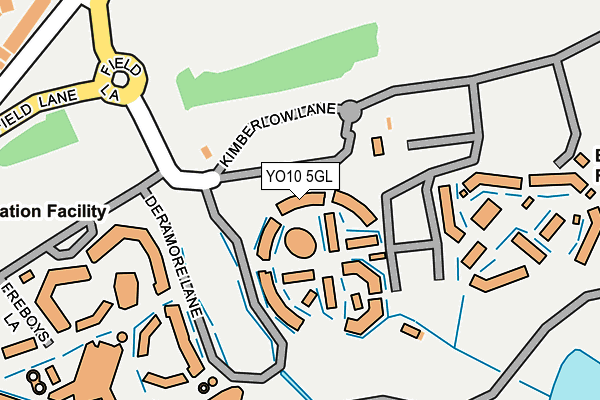 YO10 5GL map - OS OpenMap – Local (Ordnance Survey)