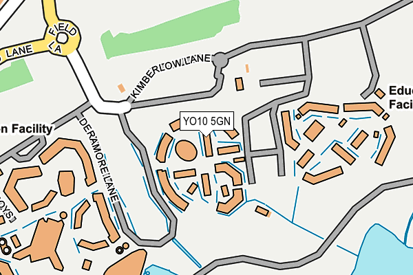 YO10 5GN map - OS OpenMap – Local (Ordnance Survey)