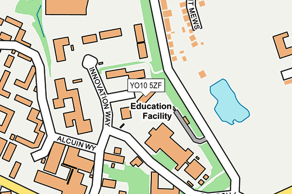 Map of YORK DATA SERVICES LIMITED at local scale