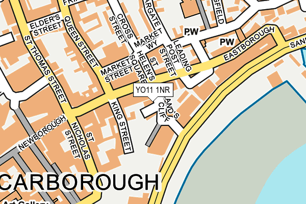 YO11 1NR map - OS OpenMap – Local (Ordnance Survey)