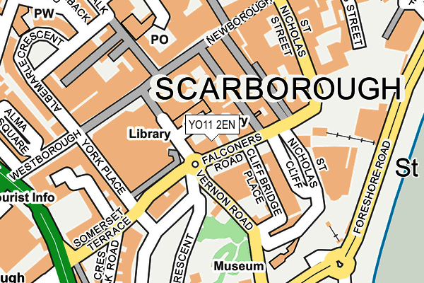 YO11 2EN map - OS OpenMap – Local (Ordnance Survey)