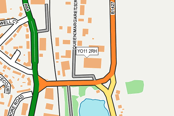 YO11 2RH map - OS OpenMap – Local (Ordnance Survey)