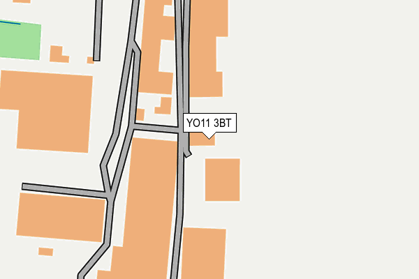 YO11 3BT map - OS OpenMap – Local (Ordnance Survey)