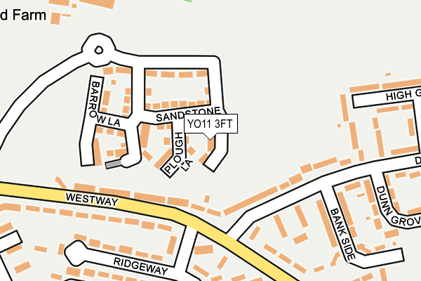 YO11 3FT map - OS OpenMap – Local (Ordnance Survey)