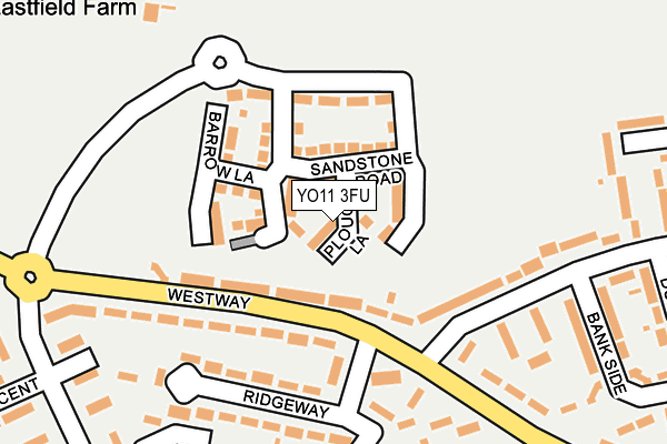 YO11 3FU map - OS OpenMap – Local (Ordnance Survey)