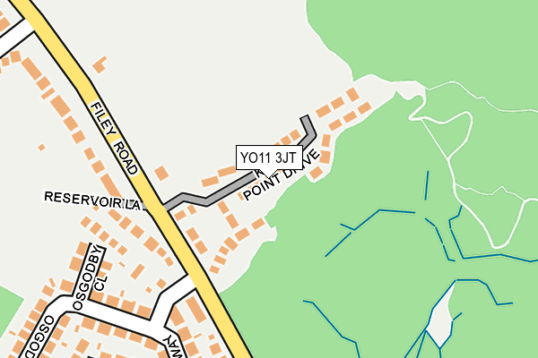 YO11 3JT map - OS OpenMap – Local (Ordnance Survey)