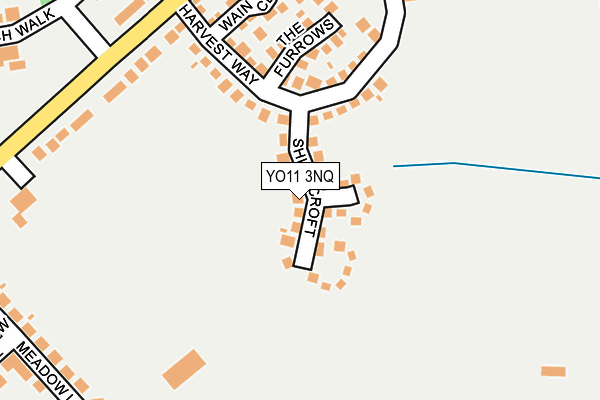 YO11 3NQ map - OS OpenMap – Local (Ordnance Survey)