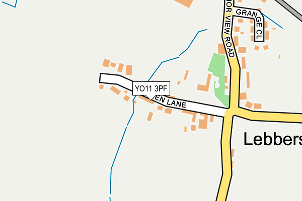 YO11 3PF map - OS OpenMap – Local (Ordnance Survey)