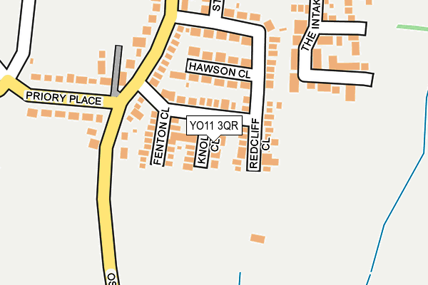 YO11 3QR map - OS OpenMap – Local (Ordnance Survey)
