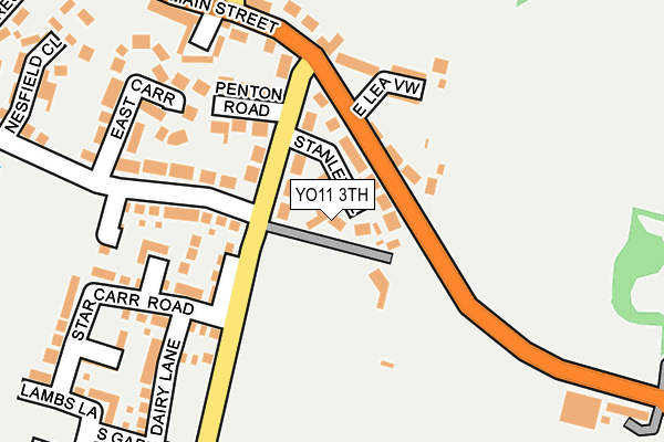 YO11 3TH map - OS OpenMap – Local (Ordnance Survey)