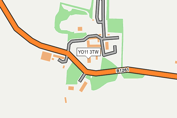 YO11 3TW map - OS OpenMap – Local (Ordnance Survey)