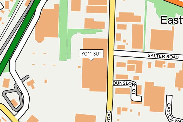 YO11 3UT map - OS OpenMap – Local (Ordnance Survey)