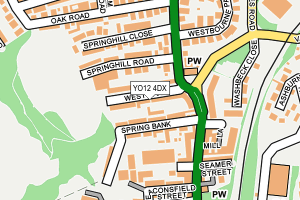 Map of HBINFO PROPERTIES LIMITED at local scale