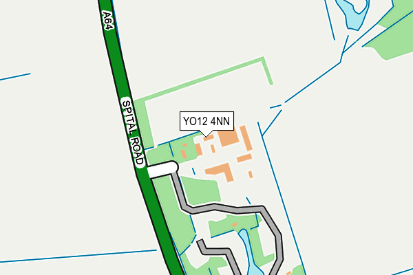 YO12 4NN map - OS OpenMap – Local (Ordnance Survey)