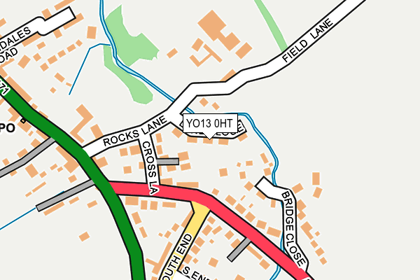 YO13 0HT map - OS OpenMap – Local (Ordnance Survey)