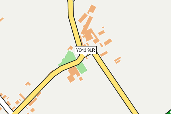 YO13 9LR map - OS OpenMap – Local (Ordnance Survey)