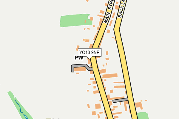 YO13 9NP map - OS OpenMap – Local (Ordnance Survey)