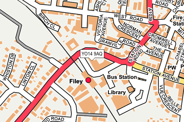 Map of SILVER STAR (FILEY) LIMITED at local scale