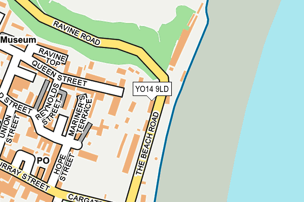 YO14 9LD map - OS OpenMap – Local (Ordnance Survey)