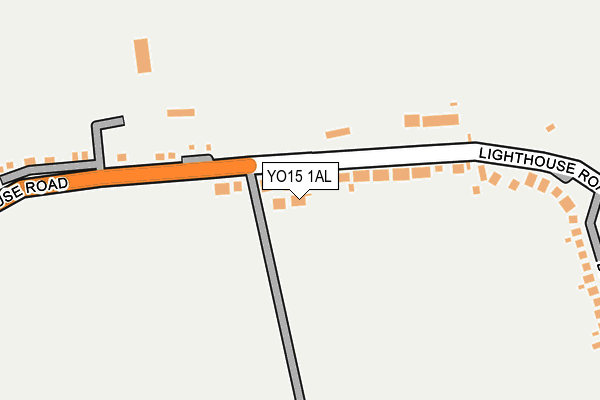 YO15 1AL map - OS OpenMap – Local (Ordnance Survey)