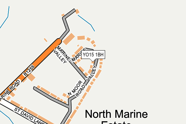 YO15 1BH map - OS OpenMap – Local (Ordnance Survey)