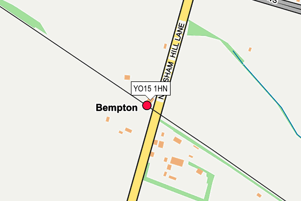 YO15 1HN map - OS OpenMap – Local (Ordnance Survey)