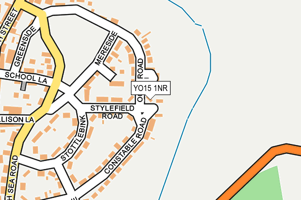 YO15 1NR map - OS OpenMap – Local (Ordnance Survey)
