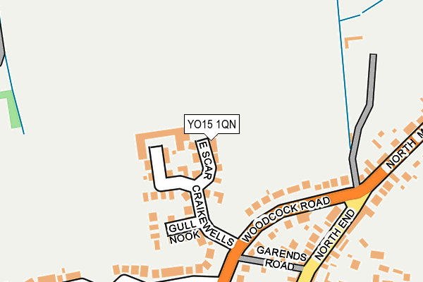 YO15 1QN map - OS OpenMap – Local (Ordnance Survey)