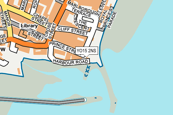 YO15 2NS map - OS OpenMap – Local (Ordnance Survey)