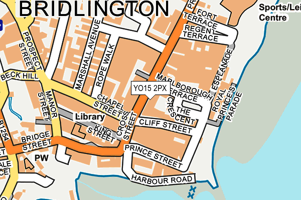 Map of THE YORKSHIRE ESTATE PLANNING COMPANY LTD at local scale
