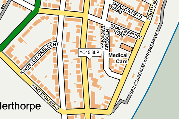 YO15 3LP map - OS OpenMap – Local (Ordnance Survey)
