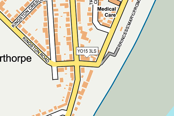 YO15 3LS map - OS OpenMap – Local (Ordnance Survey)
