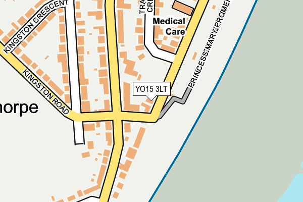YO15 3LT map - OS OpenMap – Local (Ordnance Survey)