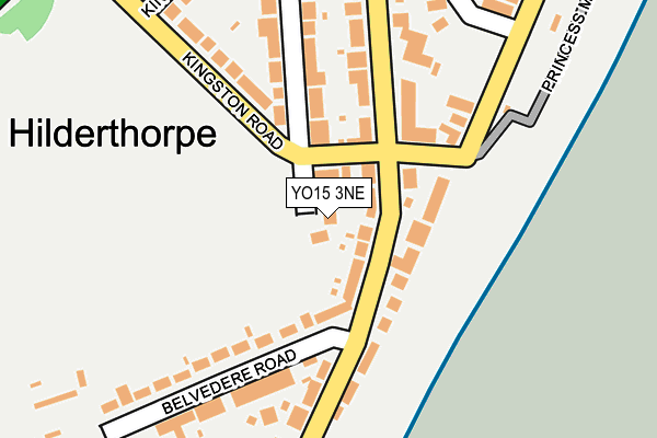 YO15 3NE map - OS OpenMap – Local (Ordnance Survey)