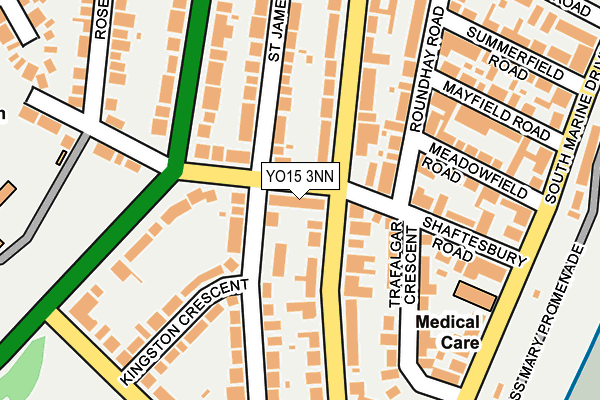 YO15 3NN map - OS OpenMap – Local (Ordnance Survey)