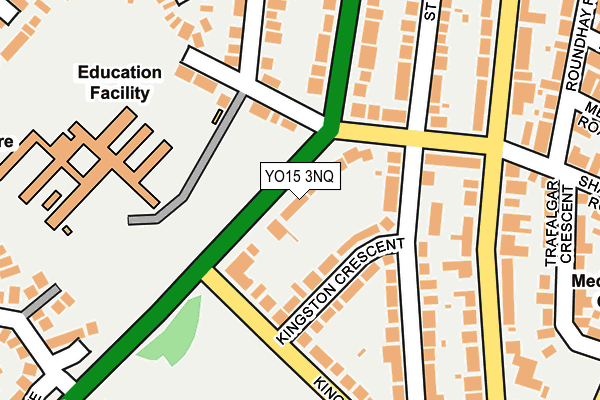 YO15 3NQ map - OS OpenMap – Local (Ordnance Survey)