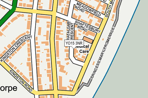 YO15 3NR map - OS OpenMap – Local (Ordnance Survey)