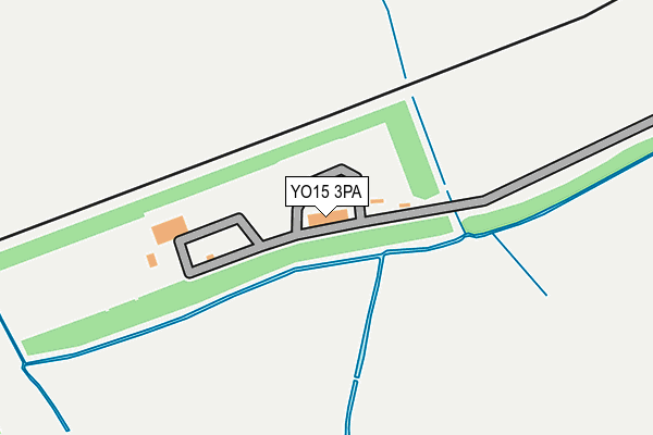 YO15 3PA map - OS OpenMap – Local (Ordnance Survey)