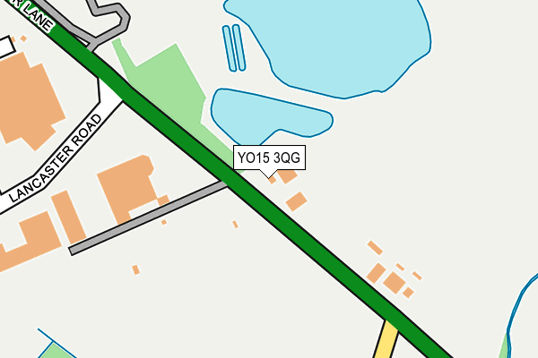 YO15 3QG map - OS OpenMap – Local (Ordnance Survey)