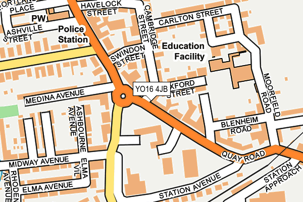 Map of 47 BRIDLINGTON STREET MANAGEMENT COMPANY LIMITED at local scale