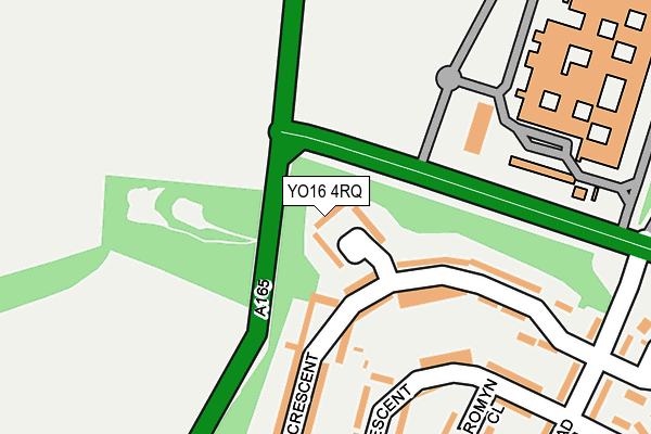 YO16 4RQ map - OS OpenMap – Local (Ordnance Survey)