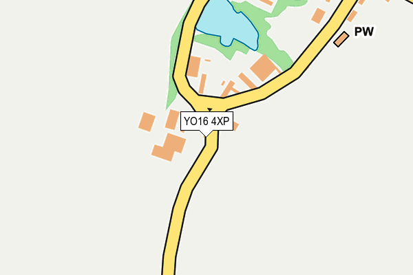 YO16 4XP map - OS OpenMap – Local (Ordnance Survey)