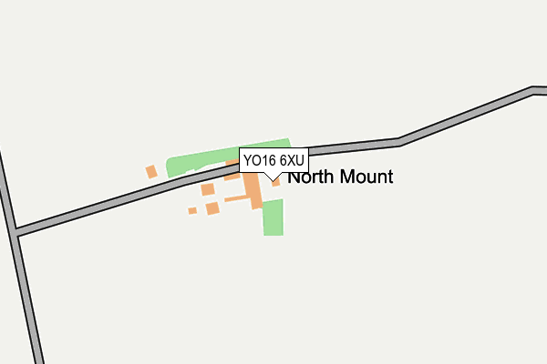 YO16 6XU map - OS OpenMap – Local (Ordnance Survey)